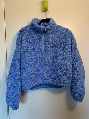 Hollister Sherpa Quarter-Zip Pullover